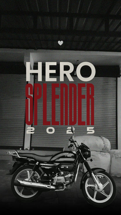 Hero Splendor 2025 Poster
