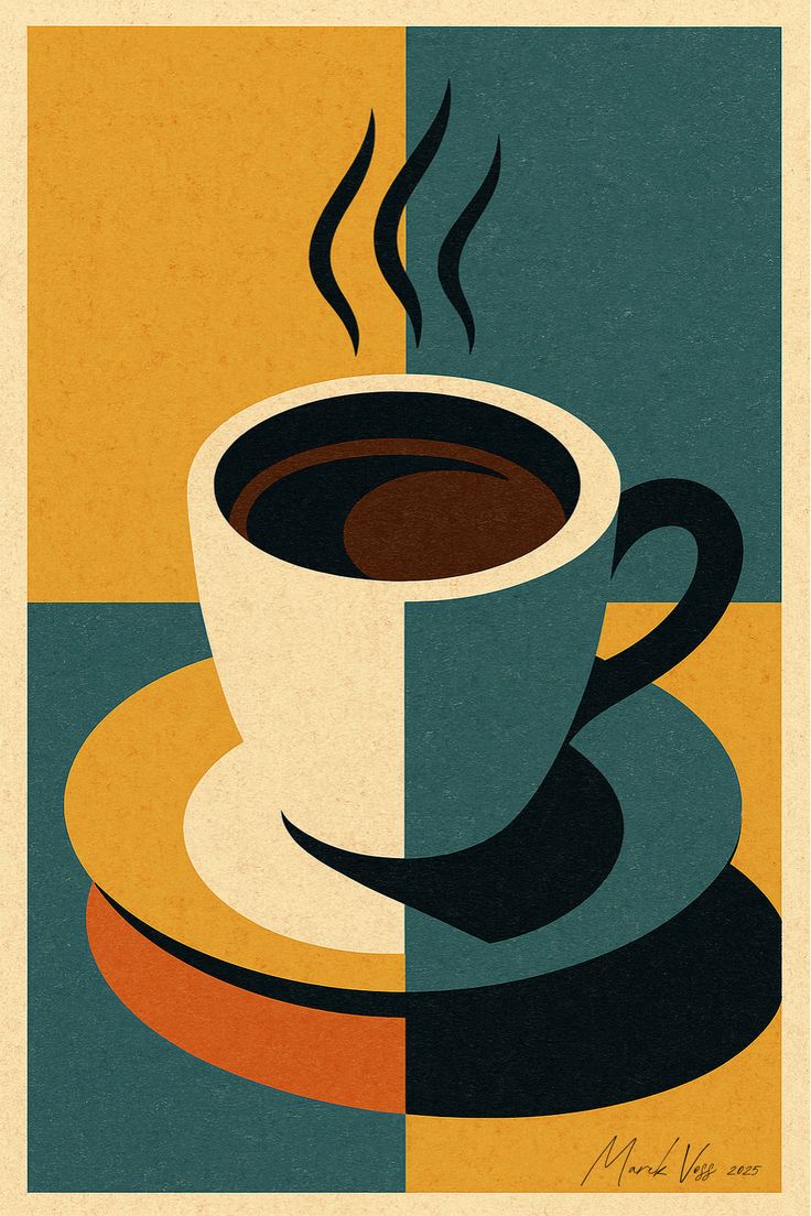 Coffee Portrait  Poster