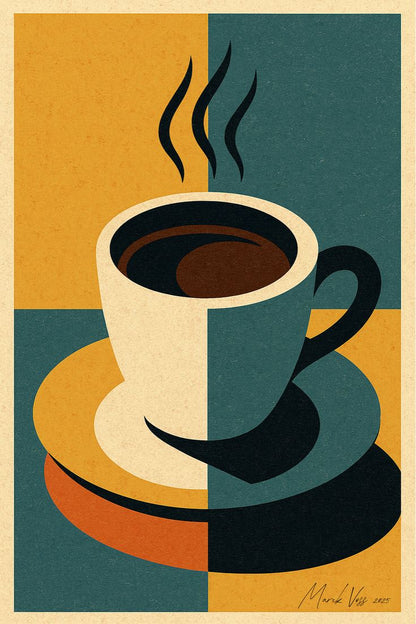 Coffee Portrait  Poster