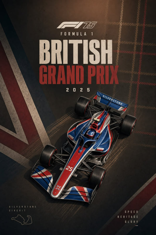 Formula 1 British Grand Prix Poster
