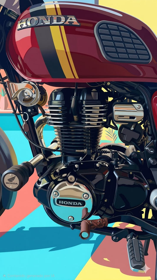 Honda cb 100 Poster