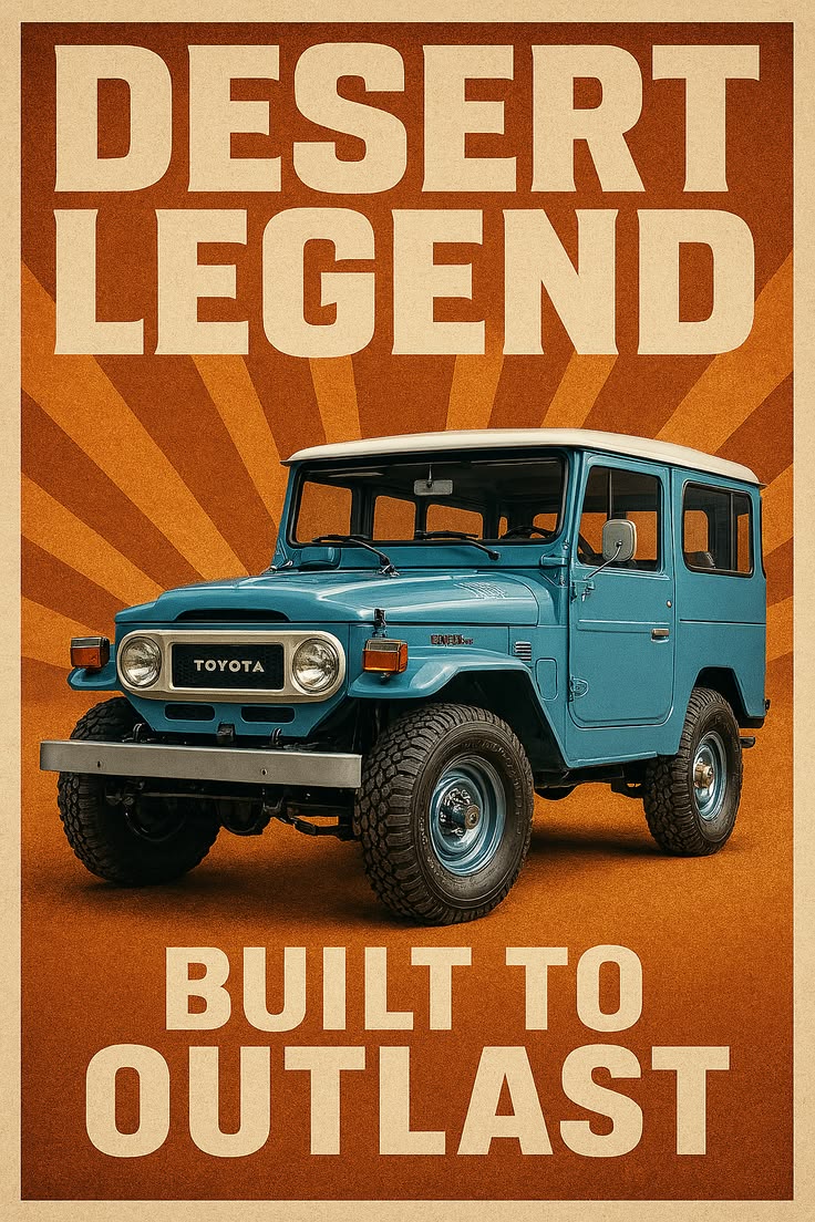 Toyota desert legend Poster