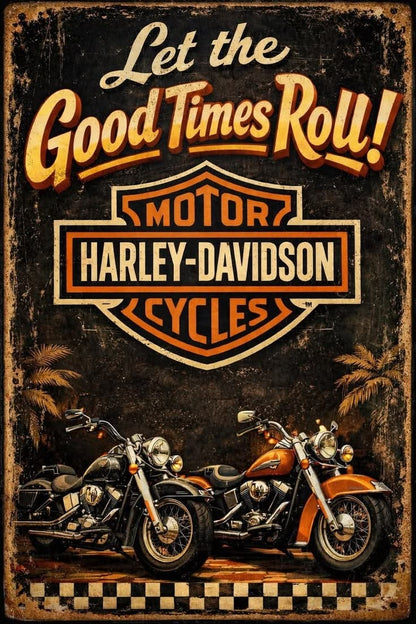 Harley Davidson Vintage Poster