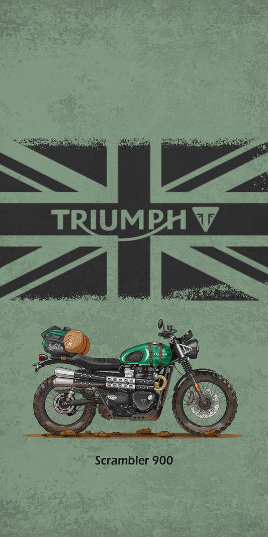 Triumph Scrambler 900 Poster