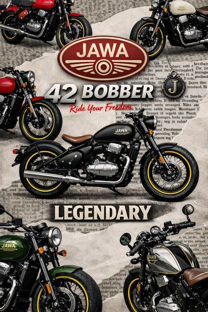 Jawa 42 bobber Classic Poster