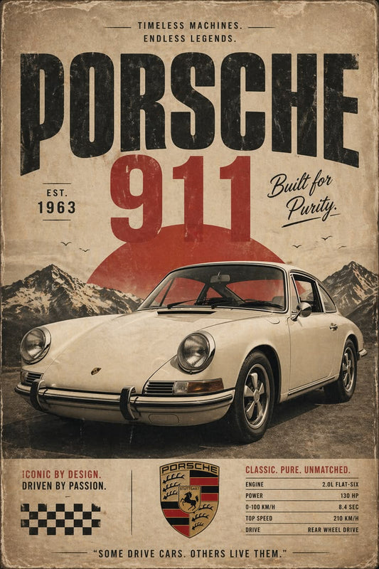porsche 911 Poster