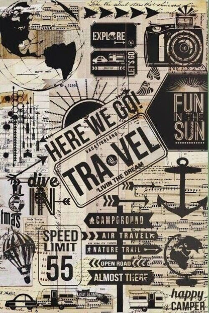 Here we go travel Poster