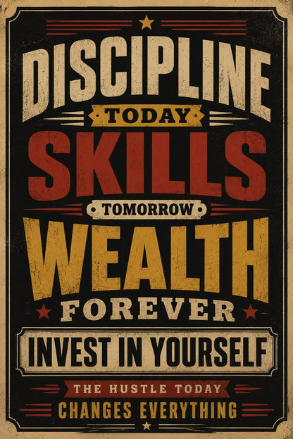 Discipline Today skills Poster