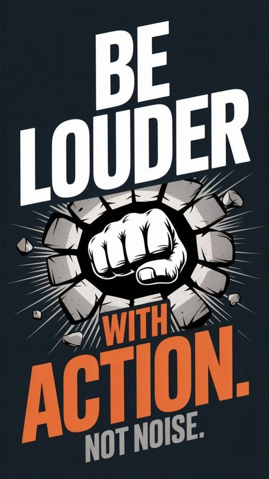 Be louder Poster