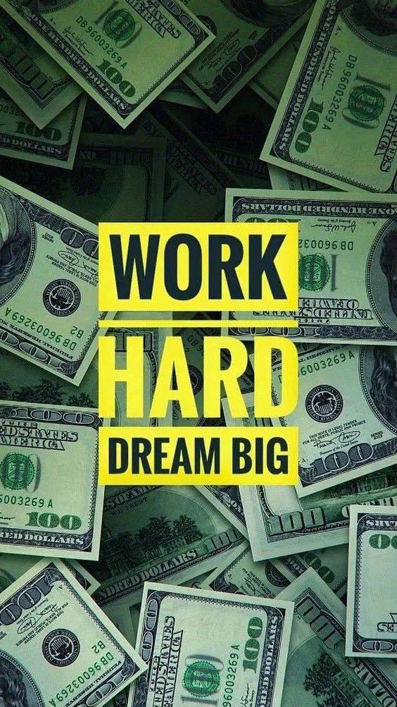 Work Hard Dream Big Poster