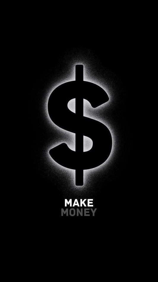 Make Money black Poster