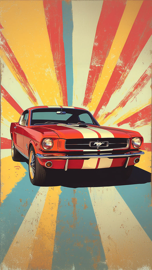 Vintage Ferrari Poster