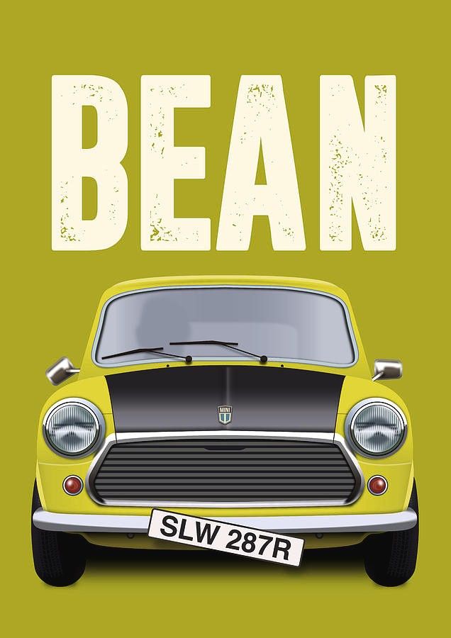 MR Bean Car Poster