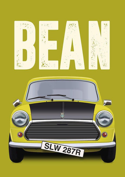 MR Bean Car Poster