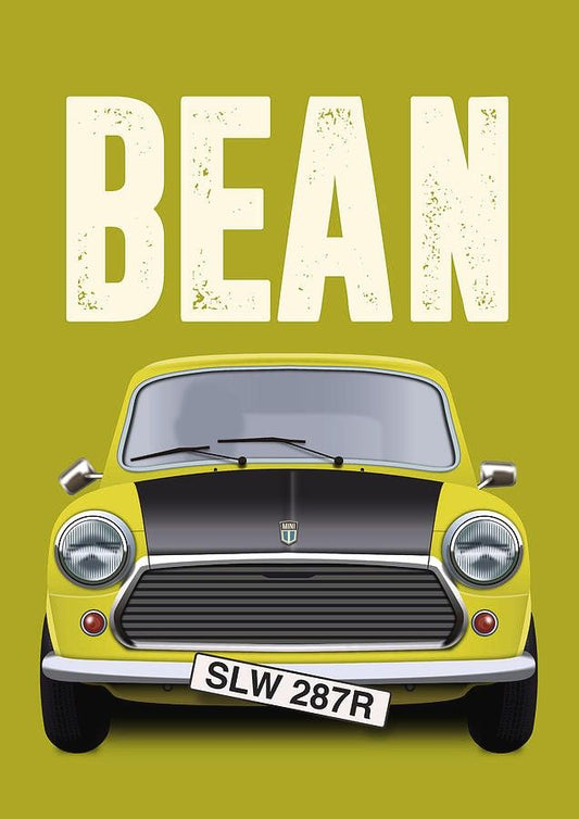 MR Bean Car Poster