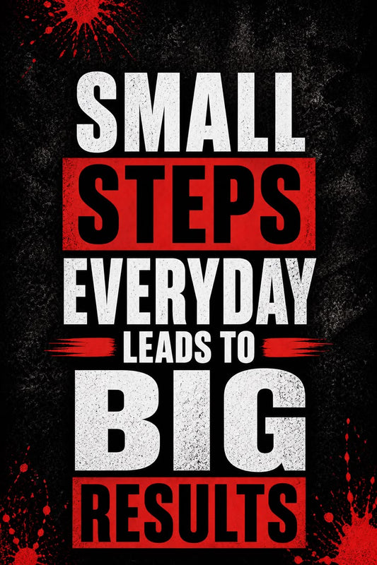 Small steps every day Poster