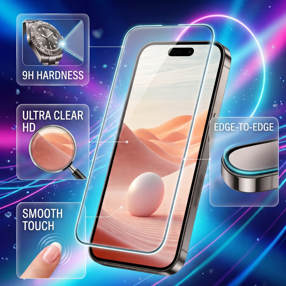 Apple iPhone Borderless screen Protector