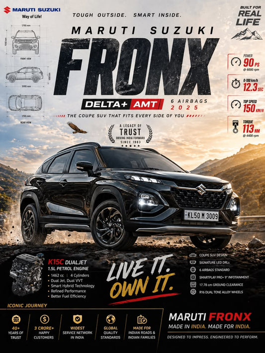 Maruthi Suzuki FronX Poster