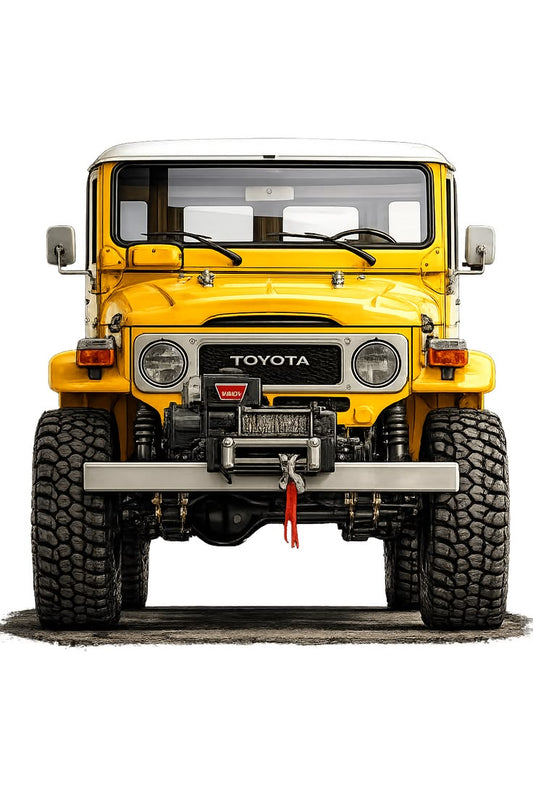 Toyota yellow toon Poster