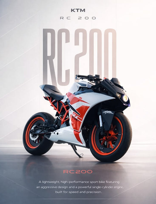 KTM rc 200 Poster