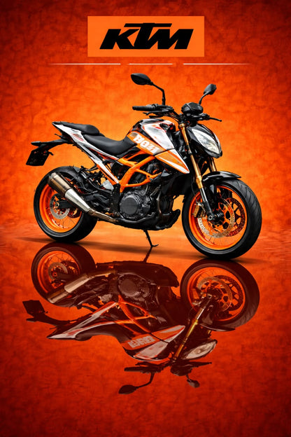KTM Duke Orange Poster