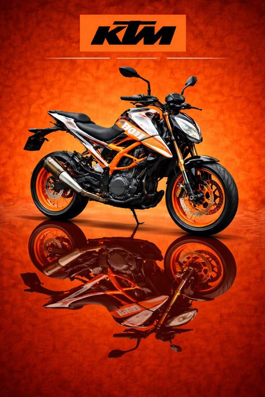 KTM Duke Orange Poster