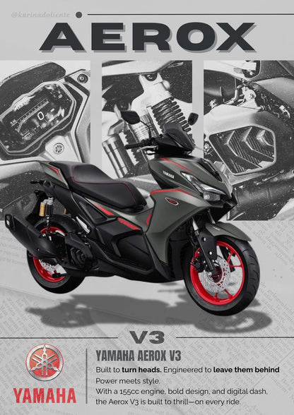 Yamaha Aerox V3 Poster