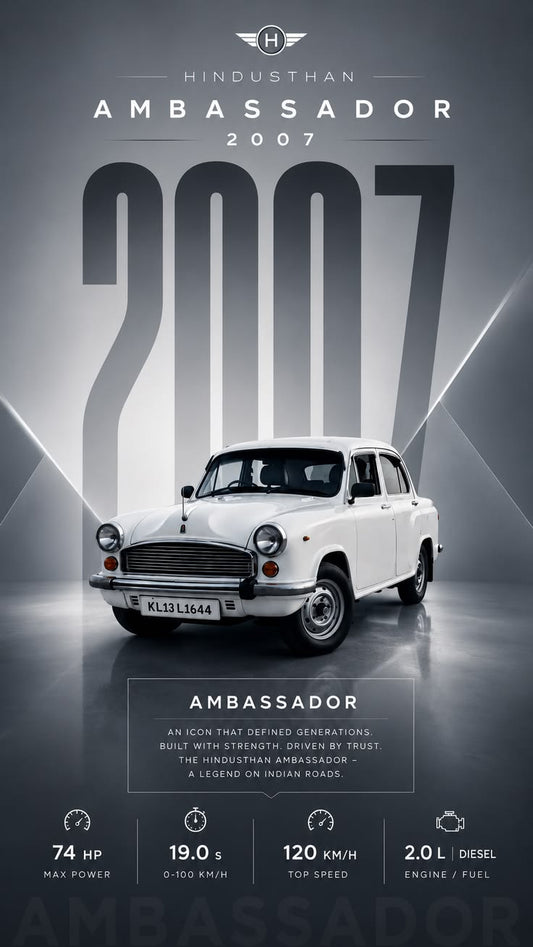 Ambassador 2007 white Poster