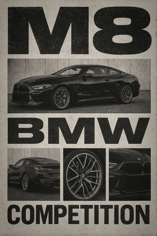 BMW M8 Poster