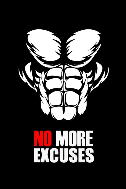 GYM No more excuses Poster