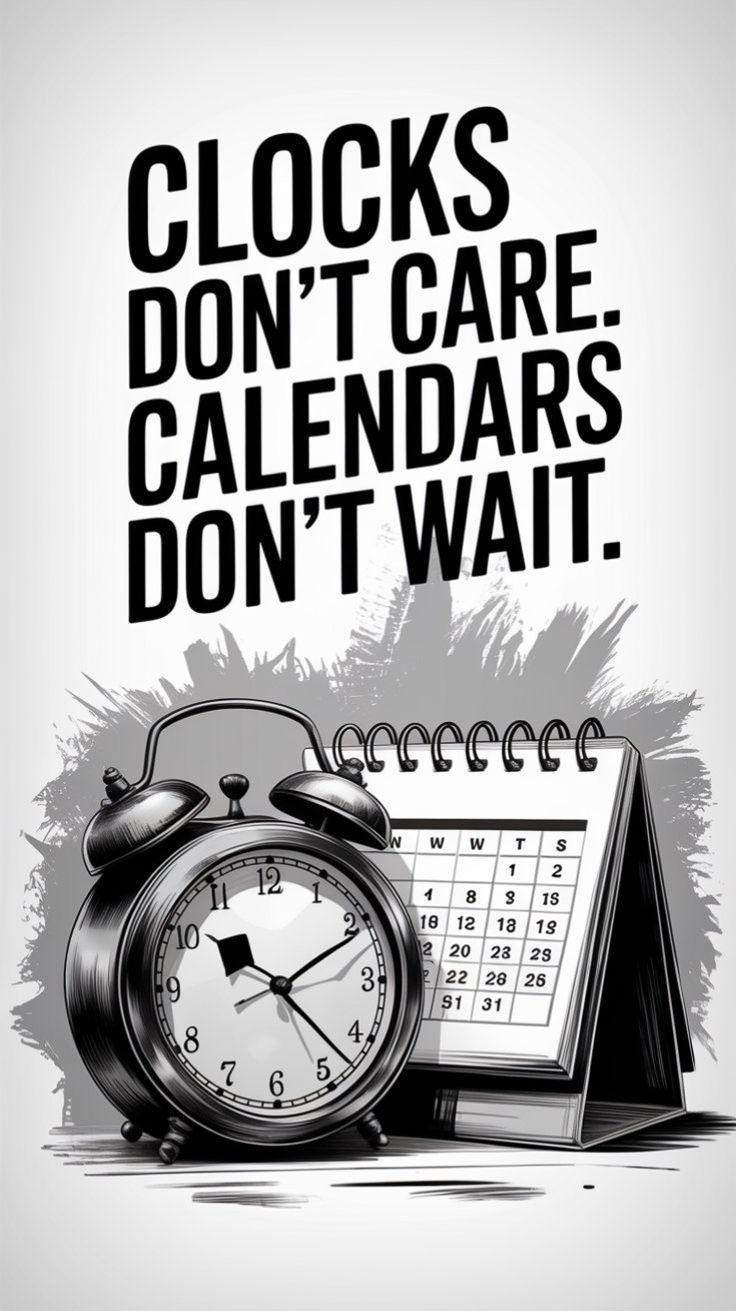 Clocks don’t care Poster
