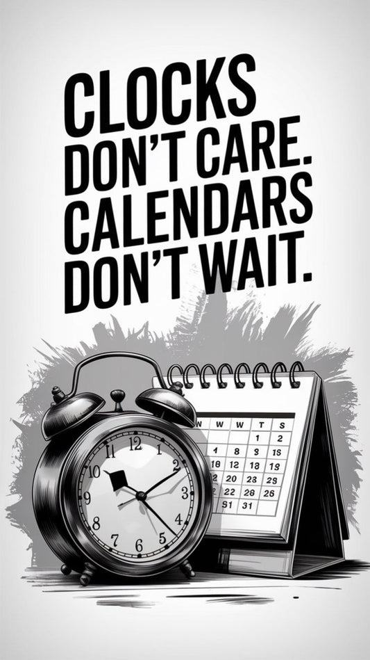 Clocks don’t care Poster