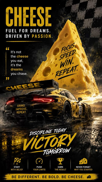 Cheese Motivation Poster