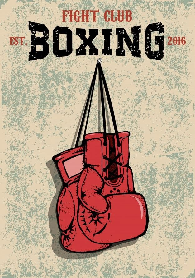 Boxing Fighting Club Poster