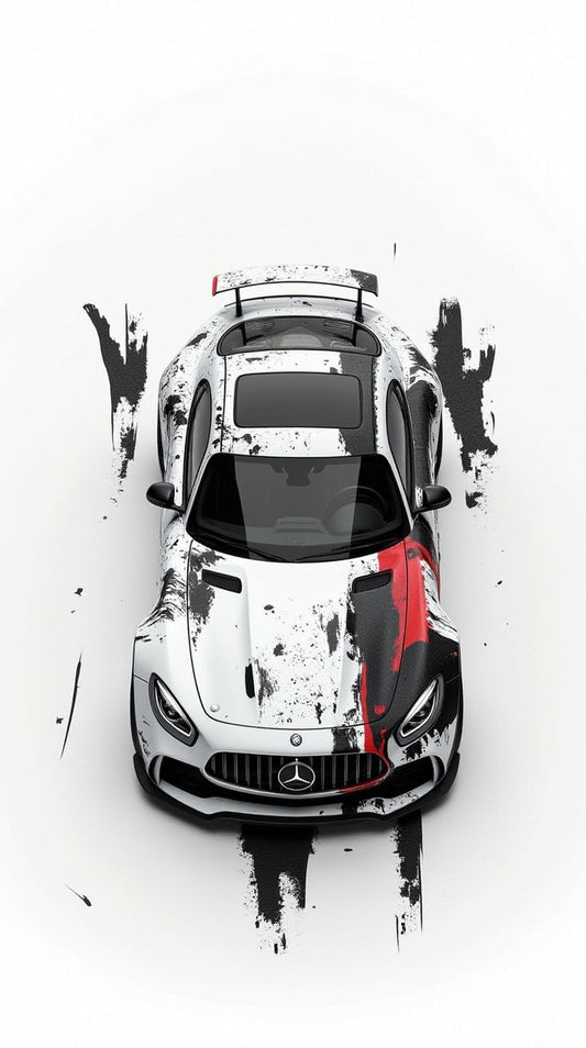 Benz Race type poster