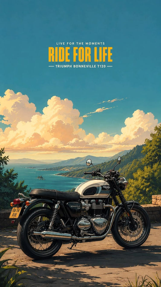 Triumph Ride for life Poster