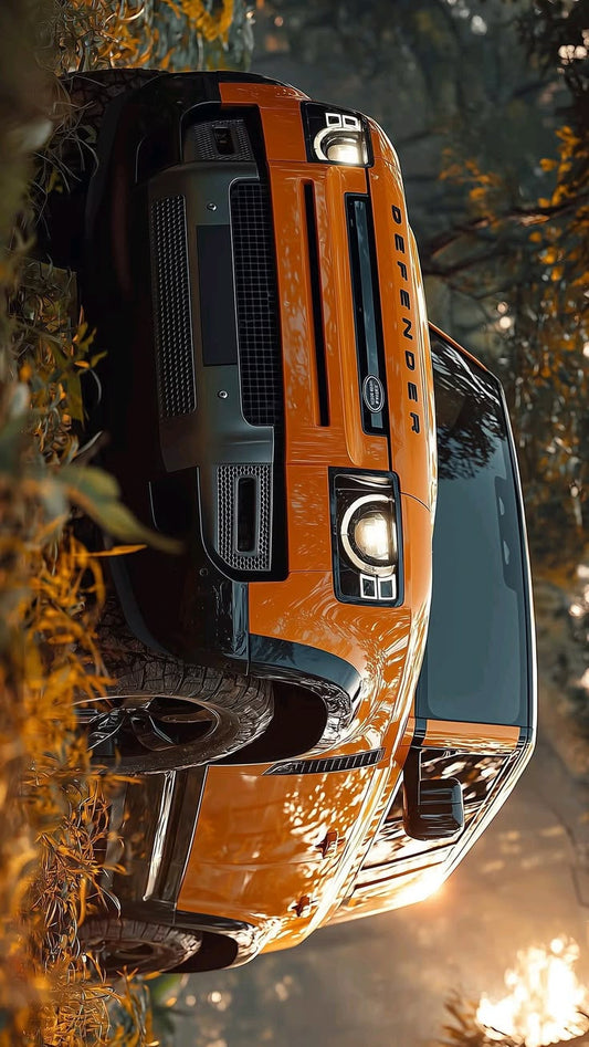 Orange Defender Landscape Poster
