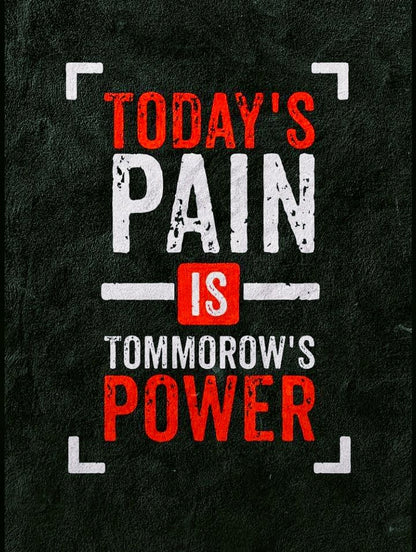 Today's Pain is Tommorow's Power Motivation Poster