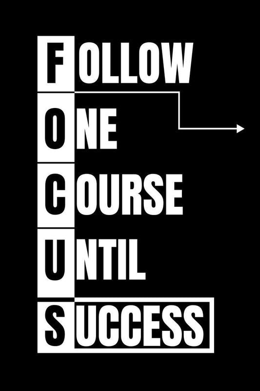Focus  Motivation Poster