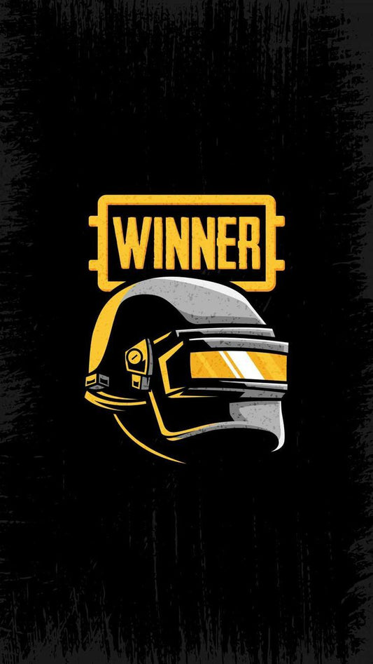 Pubg winner black Poster