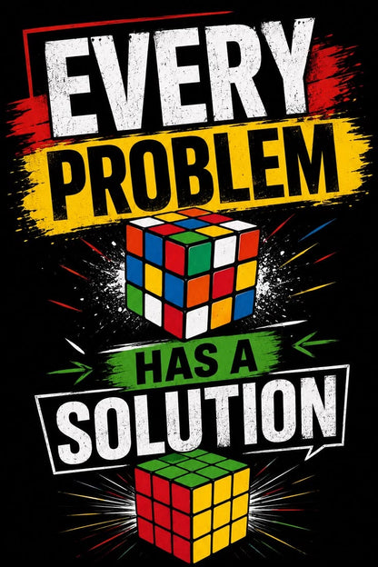 Every Problem has a solution Motivation Poster
