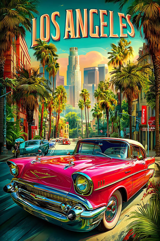 Losangels Vintage Poster