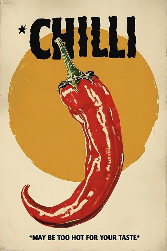 Chilli Vintage Poster