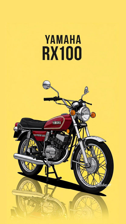 Yamaha RX 100Bike poster