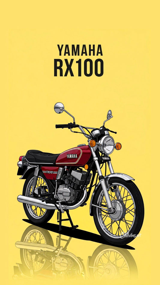 Yamaha RX 100Bike poster